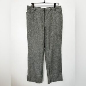 J Crew Gray Wool Blend Trouser Dress Pants, Size 12